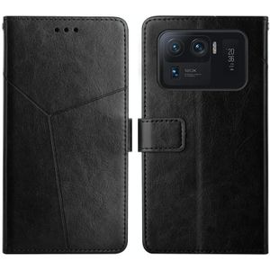 Voor Xiaomi Mi 11 Ultra y Stitching Horizontale flip lederen telefoonhoesje