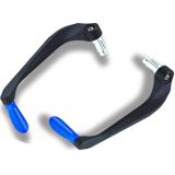 2 PCS Motorfiets Modificatie Accessoires Gestreepte Hoorn Shape Gear Brake Handbrake(Blauw)