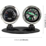 2 in 1 gids bal auto guidance kompas thermometer Cars auto dashboard