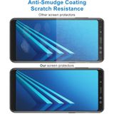 10 stuks voor Galaxy A8 (2018) 0 26 mm 9H oppervlaktehardheid 2.5D gebogen rand gehard glas Screen Protector