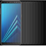 10 stuks voor Galaxy A8 (2018) 0 26 mm 9H oppervlaktehardheid 2.5D gebogen rand gehard glas Screen Protector