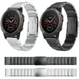 Voor Garmin Fenix 5X Sapphire 26mm Tortoise Shell roestvrijstalen horlogeband
