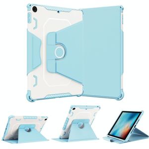 Voor iPad 9.7 2018/2017 / Air 1/Air 2 360 graden roterende gepantserde slimme tablet lederen hoes