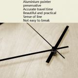 Persoonlijkheid Creative Wall Clock Retro Silent Minimalistische Decoratieve Klok (Zwart en Wit)