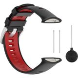 Voor Polar Vantage V2 Silicagel Gemengde Kleur Sporthorlogeband (zwart + rood)