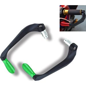 2 PCS Motorfiets Modificatie Accessoires Gestreepte Hoorn Shape Gear Brake Handbrake(Groen)