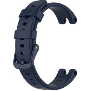 Voor Garmin Lily siliconen vervangende riem horlogeband met demontage tools (Midnight Blue)