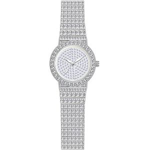 BS Bee Sister FA1101 Women Chain Watch Starry Diamonds Pols Watch (Silver Diamonds Surface)