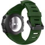 Smart Watch silicone polsband horlogeband voor Suunto Core (Army Green)