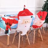 2 PCS Kerststoel Cover Kersttafel Decoratie (Oma)