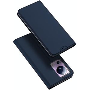 Voor Xiaomi 12 Lite 5G NE DUX DUCIS Skin Pro Series Horizontal Flip Phone Leather Case(Blauw)