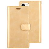 Voor iPhone 11 Pro kwik GOOSPERY MANSOOR horizontale Flip lederen draagtas met houder & kaartsleuven & portemonnee (goud)
