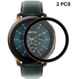 2 PC's voor OnePlus Watch ES ENKAY Hat-Prince 3D Full Screen Soft PC Edge + PMMA HD Screen Protector Film