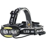 30000 LM 4  CREE XML-T6 2  COB + 2  rode LED hoofd Lamp Flashlight Zaklamp lantaarn