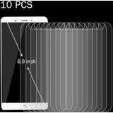 10 stuks voor 6.0 inch mobiele telefoon 0 26 mm 9H oppervlakte hardheid 2.5D explosieveilige getemperd glas scherm Film