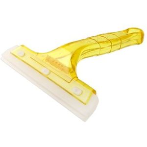 Auto venster kunststof antieslip handvat glas wisser / Window Cleaning Tool  grootte: 15 8 x 14.8cm(Yellow)