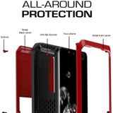 Voor Galaxy S20 Ultra Shockproof Waterproof Siliconen + Zinklegering Beschermhoes (Rood)