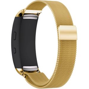 Voor Galaxy Gear Fit 2 & R360 Milanese Strap(Golden)