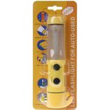 4 in 1 Multi functie zaklamp Alarm nood hamer Leidene flits licht voor Auto-used(Yellow)