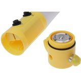4 in 1 Multi functie zaklamp Alarm nood hamer Leidene flits licht voor Auto-used(Yellow)