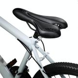 YAFEE YF-1034-3 Soft Mountain Bike Seat Mountain Bike Holle ademende zadelstoel kussen fietsstoel (zwart)