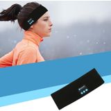Bluetooth Headset Sport Hoofdband Outdoor Running Yoga Sweat-Absorbent Headscarf  Kleur: Zwart