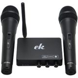 Thuis TV-netwerk karaoke zingen apparatuur set geluidskaart draadloze microfoon computer Karaoke KTV set-top box zwart