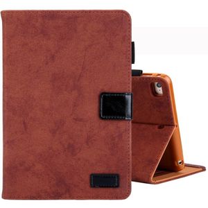 Voor iPad Mini 1/2/3/4 Business stijl horizontale Flip lederen draagtas  met houder & kaartsleuf & fotolijstjes & slaap/Wake-up functie (bruin)