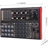 PULUZ PHANTOM POWER OTG SLUITENLOSSE LIVE SOUND CARD RECORDING SOUND MIXER  CHINESE VERSIE