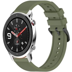 Voor Amazfit GTR 4 Pro 22 mm getextureerde siliconen effen kleur horlogeband