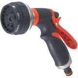 Metalen multifunctionele tuin huishoudelijke auto gieten sprinkler hoge druk nozzle (oranje rood)