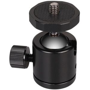 Mini 360 graden rotatie panoramisch metalen bal hoofd voor DSLR & digitale Cameras(Black)