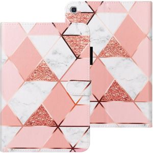 Voor Nokia Lumia 720 Cross Texture Painted Horizontal Leather Case with Sleep / Wake-up Function & Card Slot & Wallet (Pink Marble)