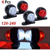 2 paren X9 12-24V Mini dubbelzijdige rode en witte truck side lights gewijzigde speciale zijlichten