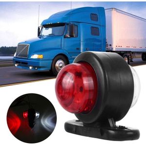 2 paren X9 12-24V Mini dubbelzijdige rode en witte truck side lights gewijzigde speciale zijlichten