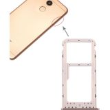 SIM-kaart lade + SIM-kaart lade/micro SD-kaart lade voor Huawei Honor v9 Play (goud)
