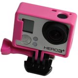 TMC Hoogwaardig statief Houder Frame / behuizing voor GoPro Hero 4 / 3 + 3 HF191 (hard roze)