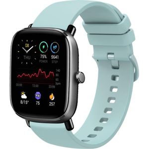 Voor Amazfit GTS 2 Mini 20 mm effen kleur zachte siliconen horlogeband