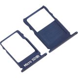 SIM-kaartlade + Micro SD-kaartlade voor Nokia 3 TA-1020 TA-1028 TA-1032 TA-1038(Blauw)