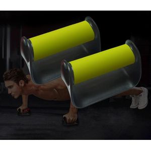 Een pair home fitness trainer zadelvormige push-up beugel (groen)