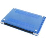 MacBook Pro Retina 13.3 inch Kristal structuur hard Kunststof Hoesje / Case (blauw)