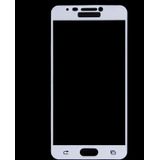 Voor Galaxy C5 / C500 0 26 mm 9H oppervlaktehardheid explosieveilige zeefdruk getemperd glas volledig scherm Film (wit)