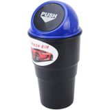 Multifunctionele draagbare auto Trash vuilnisbak asbak drinken fles Cup houder Tidy organisator  grootte: 170 x 98 x 67 mm(Blue)