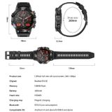 K52 1 39 inch BT5.0 smartwatch ondersteunt hartslag- / slaapdetectie