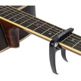 JOYO JCP-03 Zink alloy guitar Capo Universal Capo for Acoustic Guitar Ukulele (Zwart)