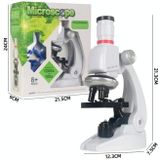 Vroege onderwijs biologische wetenschap 1200x microscoop wetenschap en onderwijs speelgoed set voor kinderen L