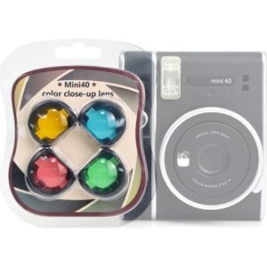 4 in 1 vier kleuren Camera Filter voor Fujifilm Instax Mini 40