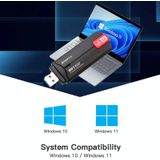 AX5400M 2.4G/5G/6G WIFI 6E standaard USB 3.0 netwerkkaart WIFI zender ontvanger