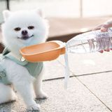 Pet Square Bowl Drinken Head Cat Portable Begeleidende Cup Dog Drinking Fountain (Roze)