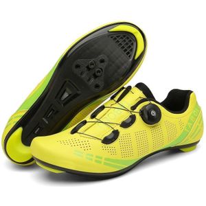 T27 Cycling Ademende Power-Assisted Mountain Fietsschoenen  Grootte: 43 (Highway-Yellow)